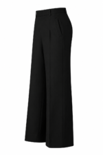 Wide-Leg Black Slacks - Image 2